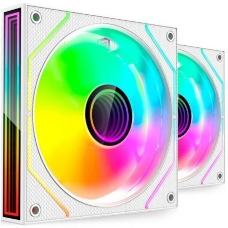 KIT 2 VENTILADORES AUXILIAR MF-3D PRO BLANCO MARS GAMING KIT 2 VENTILADORES AUXILIAR MF-3D PRO BLANCO MARS GAMING